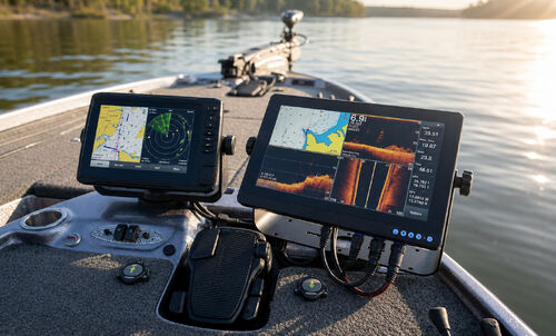 Các giải pháp mới nhất về công ty Màn hình biển công nghiệp như một màn hình gương Garmin: Hiệu suất chống nước IP67 cho thiết lập đầu lái