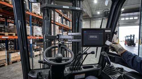 Các giải pháp mới nhất về công ty Máy tính gắn trên xe biến xe nâng thành thiết bị kết nối kho