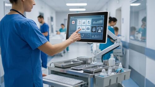 Các giải pháp mới nhất về công ty Máy tính đa năng cảm ứng điện dung: Máy tính hợp vệ sinh cho máy trạm bệnh viện