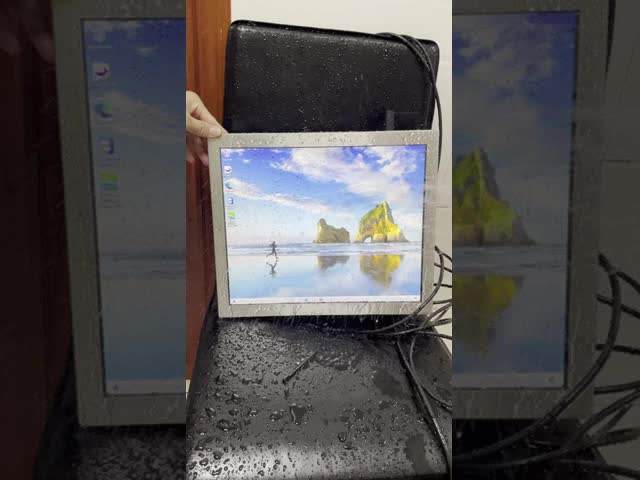 1000 Nits Sunlight Readable Stainless Steel Panel PC 8GB RAM Wi-Fi/Ethernet Connected