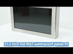 Windows / Linux OS Stainless Steel Panel PC với màn hình cảm ứng kháng / dung lượng