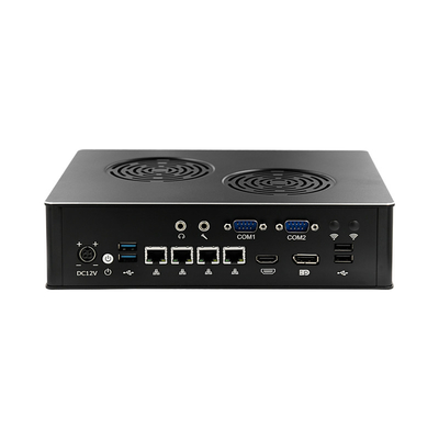 Giá tốt Máy tính mini công nghiệp Windows 11 Pro Máy tính Intel Xeon-D D-1581 4 LAN Video kép HDMI DP 4K trực tuyến