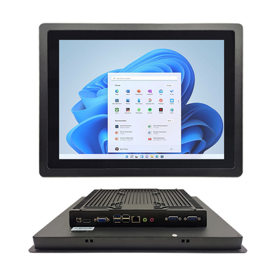 Giá tốt DC 12V Embedded Touch Panel PC Mặt trước IP65 chống nước Với Gigabit Ethernet trực tuyến