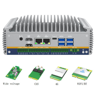 Giá tốt Core i5-1235U M.2 2280 SSD Industrial Mini PC với vỏ nhôm và 1 * Intel I226-LM Network trực tuyến