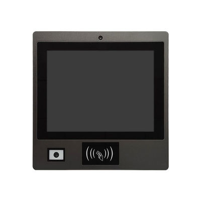 Giá tốt PC công nghiệp 12,1 inch gắn tường với màn hình cảm ứng PCAP, RFID, máy quét mã QR và mô-đun máy ảnh trực tuyến