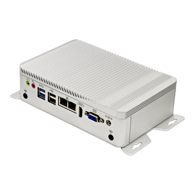 Giá tốt Máy tính để bàn không quạt Mini PC J4125 Lõi tứ 6xCOM Hỗ trợ 2xLAN GPIO 8GB trực tuyến