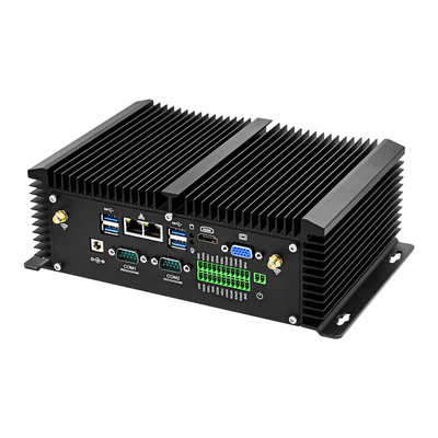 Giá tốt DC 9V - 36V Máy tính công nghiệp không quạt USB GPIO VGA HDMI Màn hình kép với điều khiển từ xa trực tuyến