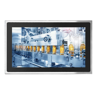 1000 Nits Mặt trời có thể đọc tấm thép không gỉ PC IP67 đầy đủ chống nước CE / FCC / RoHS chứng nhận