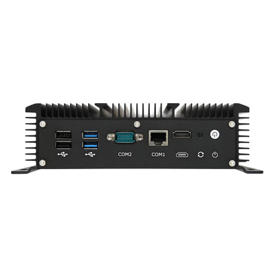 Giá tốt DDR4 RAM SSD HDD Fanless Mini PC 6 * Gigabit LAN Công nghiệp Mini PC trực tuyến
