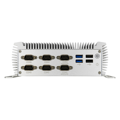 Giá tốt Máy tính công nghiệp nhỏ gọn không quạt LAN Gigabit DDR4 RAM hỗ trợ SSD HDD 2.5 SATA trực tuyến