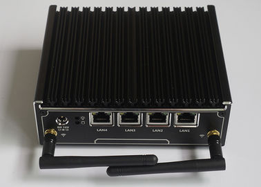 Giá tốt Nhiệt độ rộng công nghiệp Mini PC hỗ trợ Endian Firewall với 4 cổng LAN trực tuyến