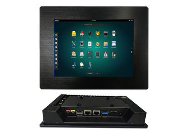Giá tốt 8 Inch Cảm Ứng Nhúng Bảng Điều Chỉnh PC Vật Liệu Hợp Kim Nhôm Linux OS Và 5 COM RS232 trực tuyến