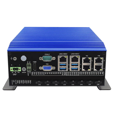 Giá tốt Kiểm tra trực quan Máy tính nhỏ công nghiệp với CPU Intel Core i7-8700 và Mạng 2 * Intel I225 trực tuyến