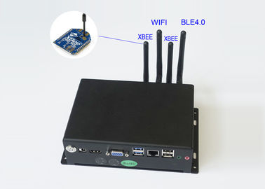 Giá tốt Bộ xử lý công nghiệp J1900 Box PC với WiFi Bluetooth và 2 mô-đun XBEE PRO S2C PRO trực tuyến