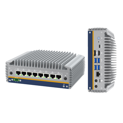 Giá tốt 14th Core Ultra I5/i7 Processor Mini PC 8 RJ45 I226 Ethernet LAN Máy tính không quạt Win11 Ubuntu Portable Pfsense Soft Firewall Router trực tuyến