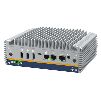 Giá tốt Máy tính công nghiệp mini không quạt hiệu suất cao DDR5 M.2 2280 3 * Intel i226-V, hỗ trợ màn hình bốn chiều trực tuyến