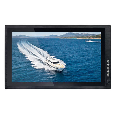 21.5 inch 1000nits Ánh sáng mặt trời có thể đọc kết nối quang học màn hình cảm ứng công nghiệp với cảm biến ánh sáng