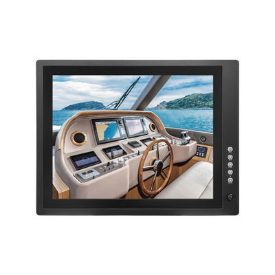 Tăng khả năng nhìn và độ bền 19 Inch Full IP67 chống nước màn hình cảm ứng với bảng điều khiển kết nối quang học