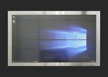 1000 Nits Bảng điều khiển bằng thép không gỉ 24 inch PC IP65 256G Dung lượng ổ cứng SSD