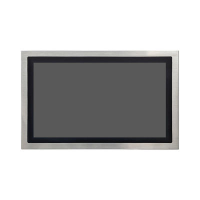 23.8 Inch Stainless Steel Lcd Monitor với 10-Point Capacitive Touch Screen Support Wall Mounting
