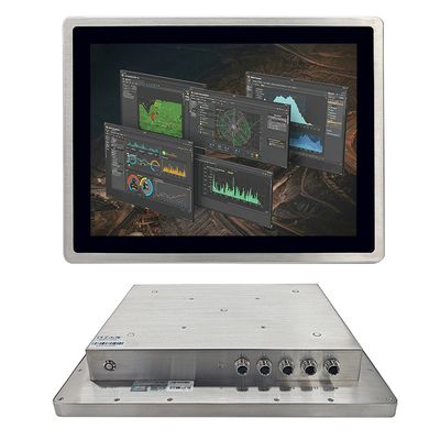 Máy tính bảng cứng tất cả trong một IP69K Kiểm soát nước màn hình cảm ứng 15 inch Intel Celeron J4125 8GB DDR4 128GB SSD