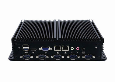 Giá tốt Onboard Intel Baytrial J1900 Tự động hóa nhúng hộp PC 6 COM, 6 USB, 2 cổng Ethernet trực tuyến