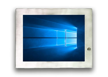 Bảng điều khiển bằng thép không gỉ công nghiệp PC 12 inch chống nước IP67 5 dây cảm ứng