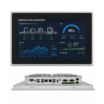 Giá tốt PC màn hình cảm ứng nhúng với độ sáng 1000 Nits, xếp hạng IP65 phía trước và giao diện đa cảm ứng cho các ứng dụng công nghiệp trực tuyến