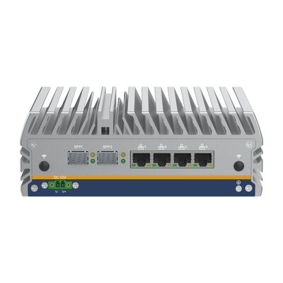 Giá tốt Máy tính nhỏ công nghiệp với 2 cổng X SFP + và Intel Core I5 1235U cho môi trường khắc nghiệt (-20 °C đến +60 °C) trực tuyến
