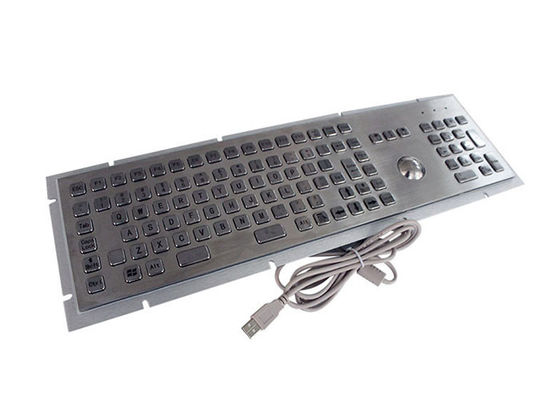 Giá tốt Phím PS2 107 Bàn phím số bằng thép không gỉ IP65 với bi lăn trực tuyến
