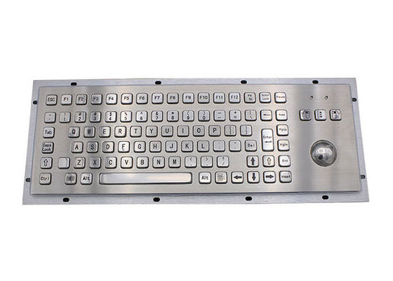 Giá tốt Bàn phím kim loại chống nước PS2 5VDC IP65 với chuột Trackball trực tuyến
