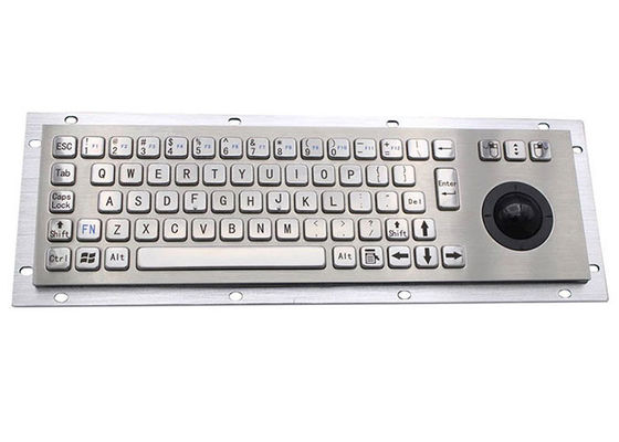 Giá tốt Bàn phím kim loại công nghiệp 40counts / Mm IP65 SS304 với Trackball trực tuyến