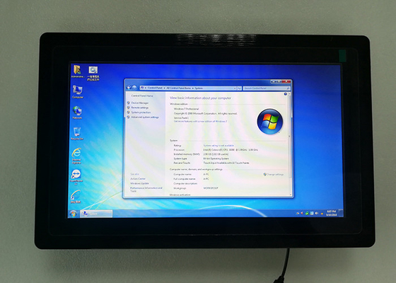 Giá tốt Bảng điều khiển cảm ứng công nghiệp UPS AIO PC Màn hình cảm ứng điện trở dây 15,6 inch 5 PC trực tuyến
