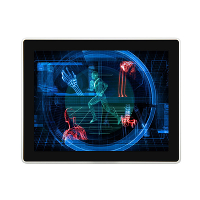 Giá tốt PCAP Màn hình LCD nhúng VGA Màn hình hỗ trợ DC12V Găng tay y tế Chạm vào trực tuyến