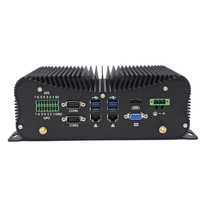 Giá tốt PCIE Mini Pc công nghiệp không quạt PCIE Intel I5 I7 GPIO LPT 6 COM 2 Lans 8 USB Box trực tuyến