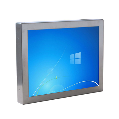 Giá tốt Vỏ thép không gỉ Màn hình LCD công nghiệp 21,5 inch Màn hình cảm ứng điện trở 5 dây trực tuyến